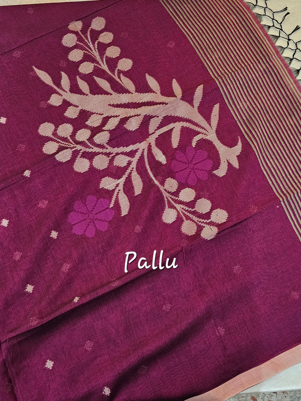 Khadi Cotton - Magenta Pink
