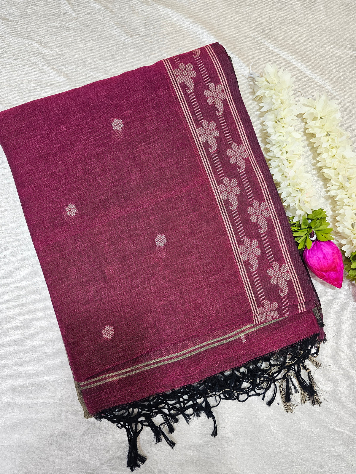Khadi Cotton - Magenta Pink