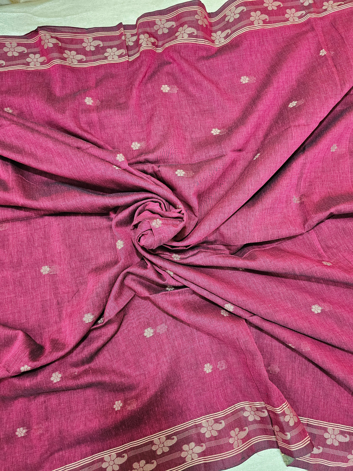 Khadi Cotton - Magenta Pink