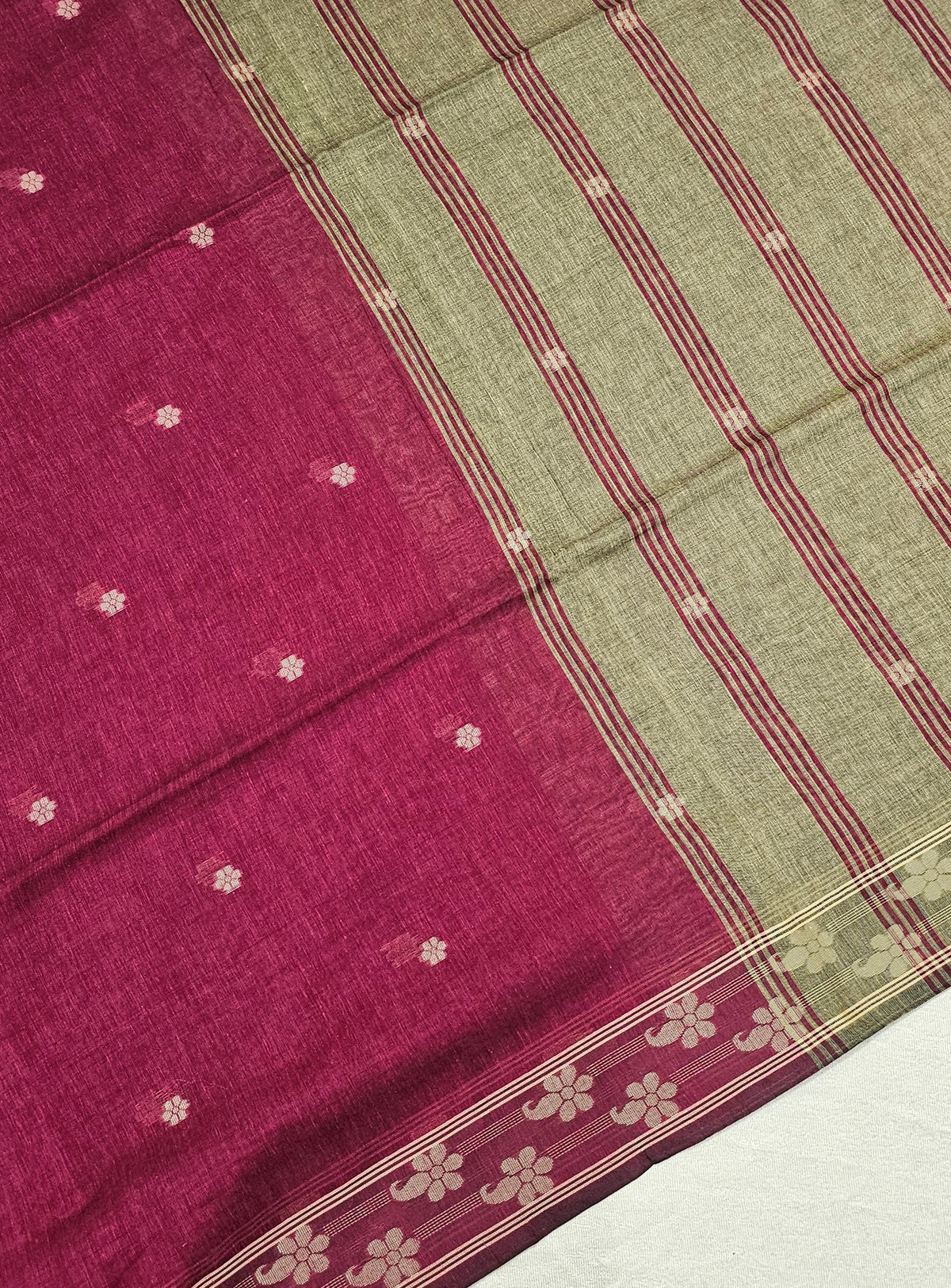 Khadi Cotton - Magenta Pink