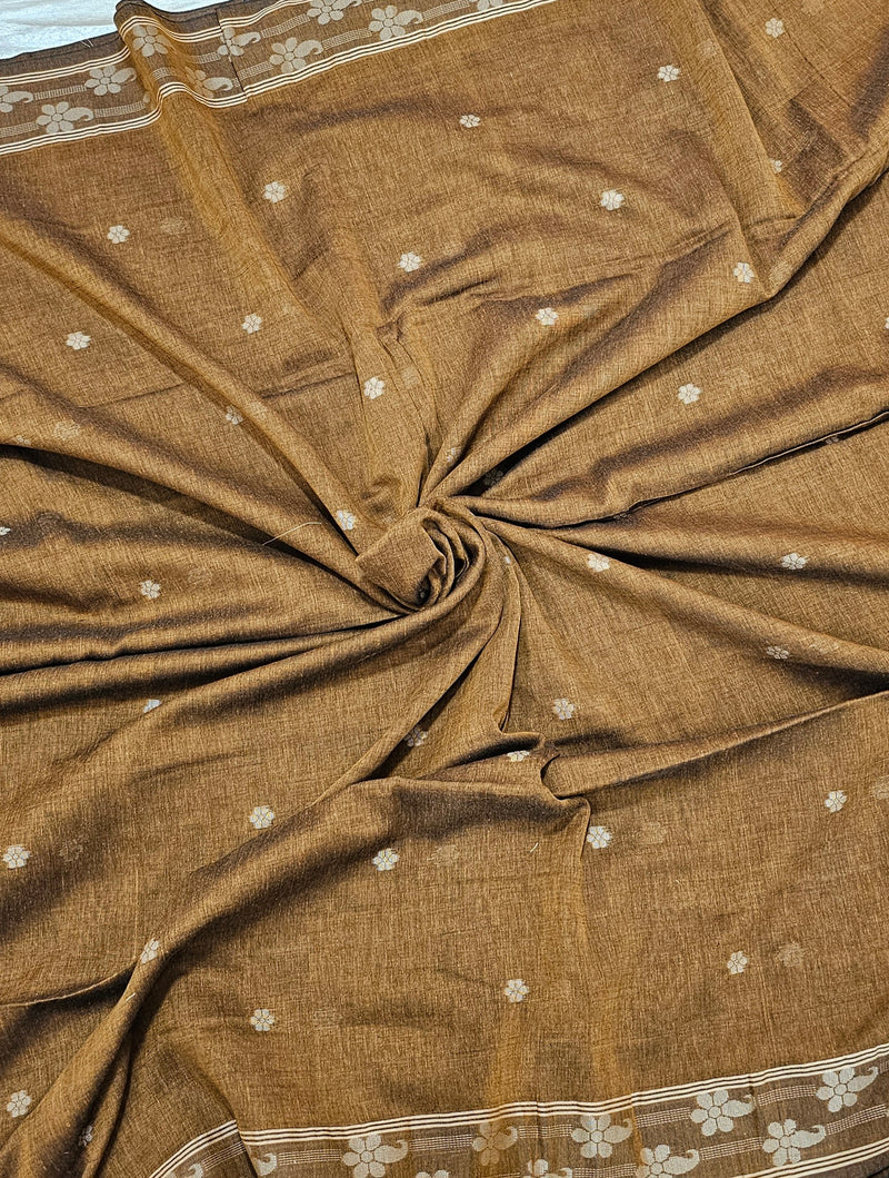 Khadi Cotton - Mustard Brown