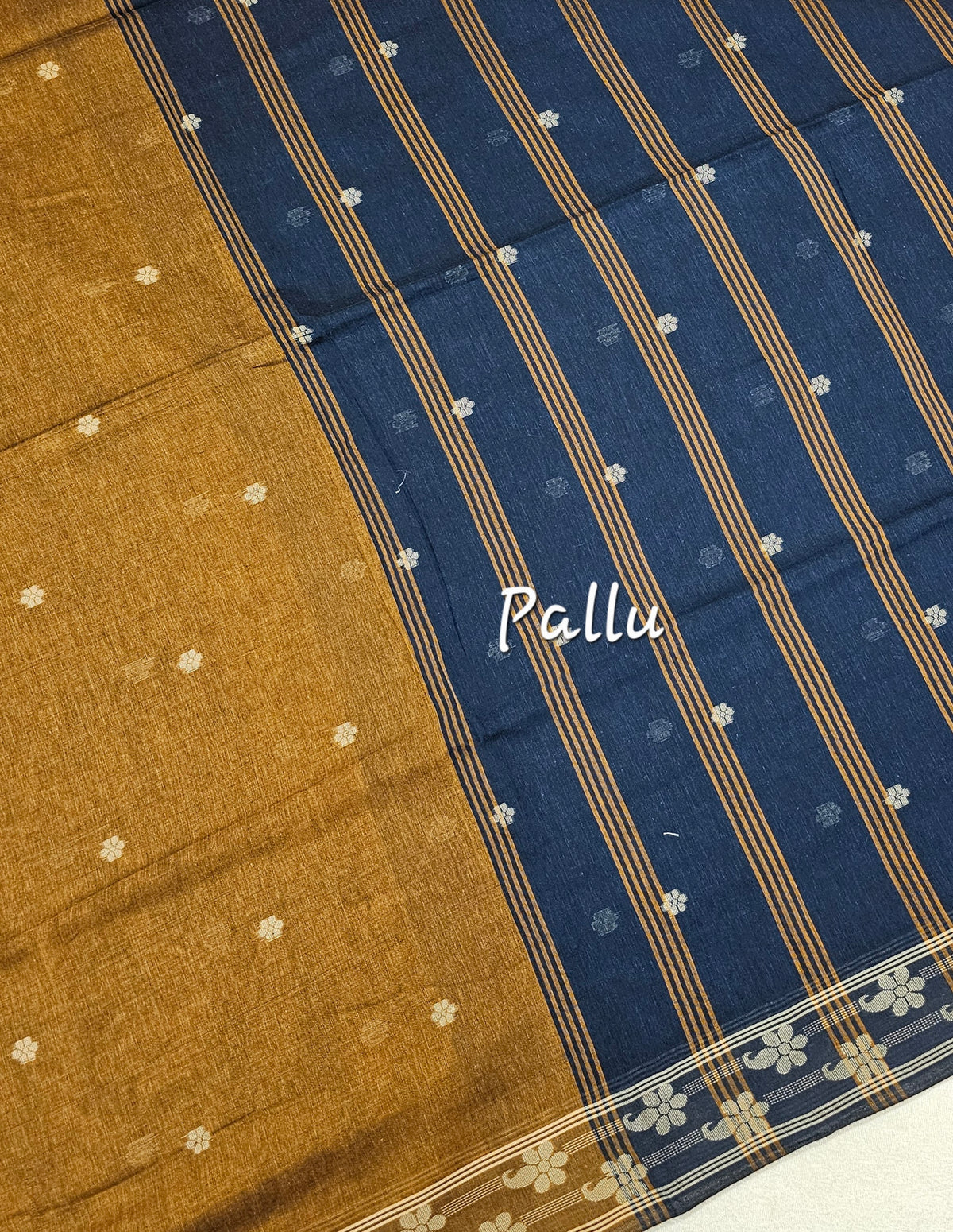 Khadi Cotton - Mustard Brown
