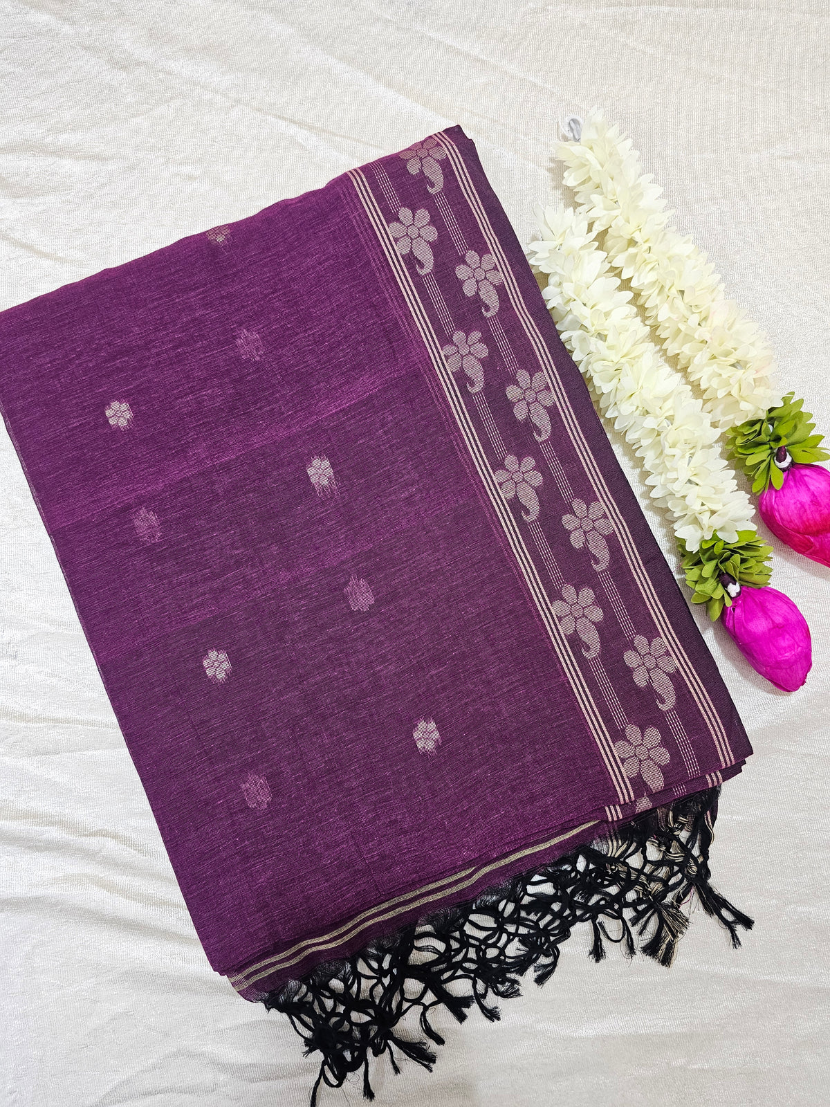Khadi Cotton - Purple