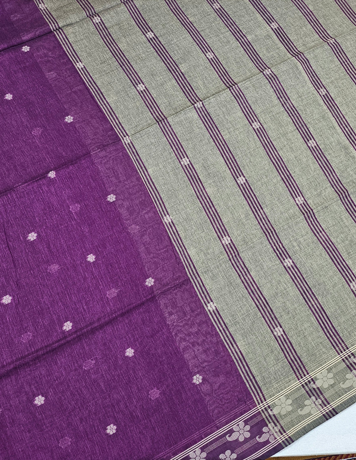 Khadi Cotton - Purple