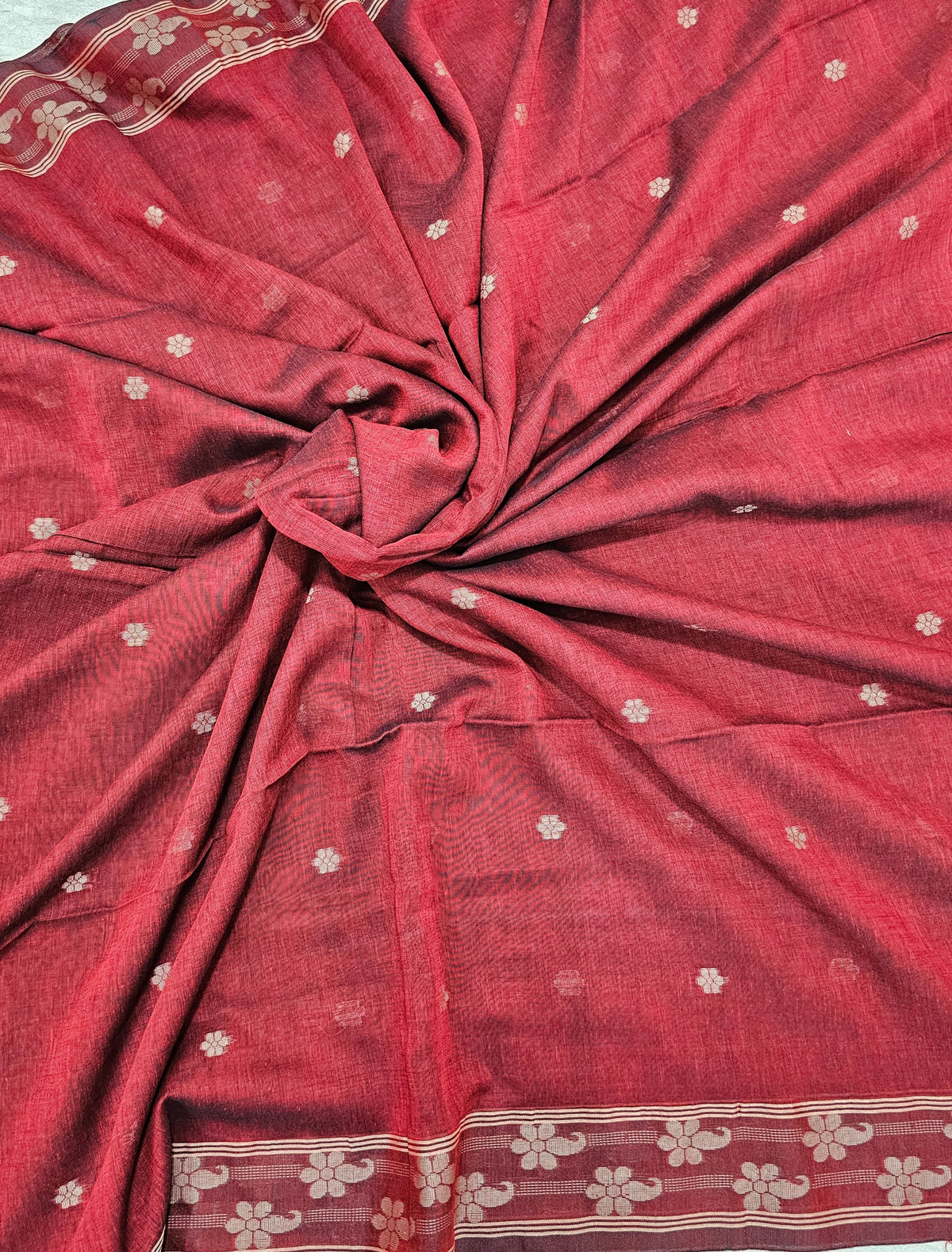 Khadi Cotton - Red