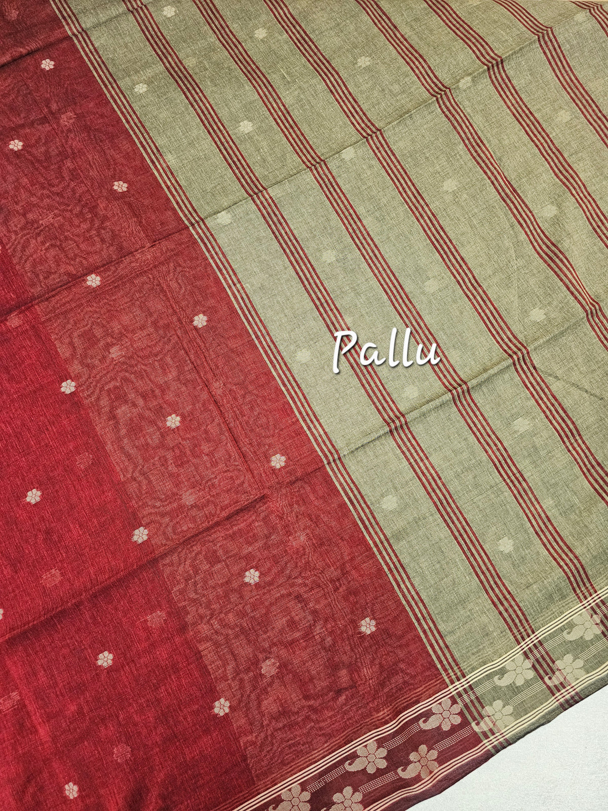 Khadi Cotton - Red