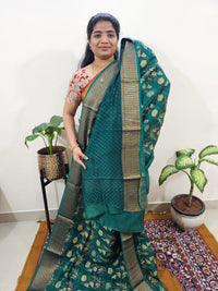 Pure Chanderi Butter Silk - Green