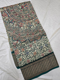 Pure Chanderi Butter Silk - Green