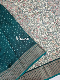 Pure Chanderi Butter Silk - Green