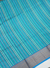 Pure Chanderi Butter Silk - Blue