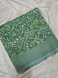 Pure Chanderi Butter Silk - Green