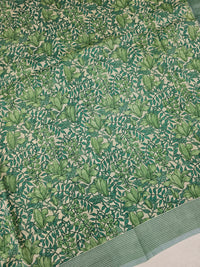 Pure Chanderi Butter Silk - Green