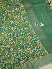 Pure Chanderi Butter Silk - Green