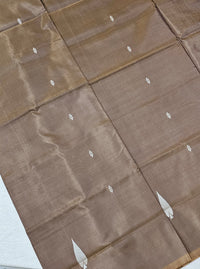 Chinnalampattu Saree - Brown with Dual Shade Green with Lavender