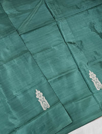 Chinnalampattu Saree - Green with Cream
