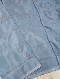 Chinnalampattu Saree - Blue with Red