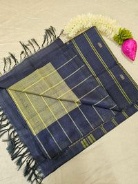 Chinnalampattu Saree -  Dual Shade of Green with Blue