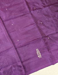 Chinnalampattu Saree - Purple with Blue