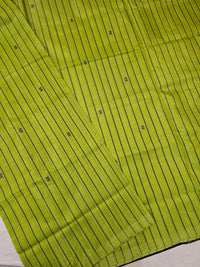 Chinnalampattu Saree - Green with Blue