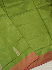 Chinnalampattu Saree - Green with Red