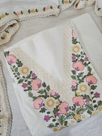 Soft Silk with Heavy Neck - Cream