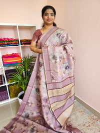 Casual Semi Tussar - Pink
