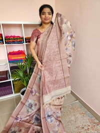 Casual Semi Tussar - Onion Pink