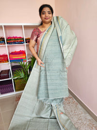 Casual Semi Tussar - Blue