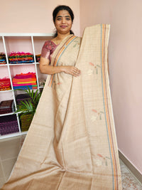 Casual Semi Tussar - Sandal