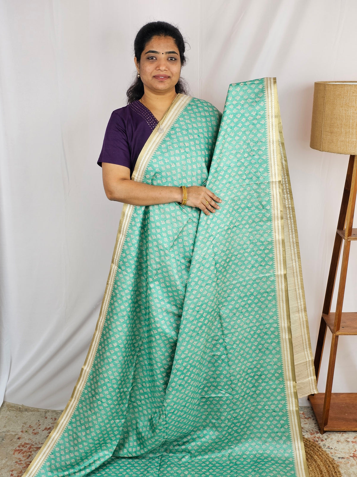 Premium Tussar Sarees - Sea Green