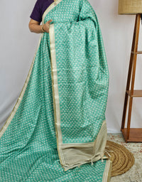 Premium Tussar Sarees - Sea Green
