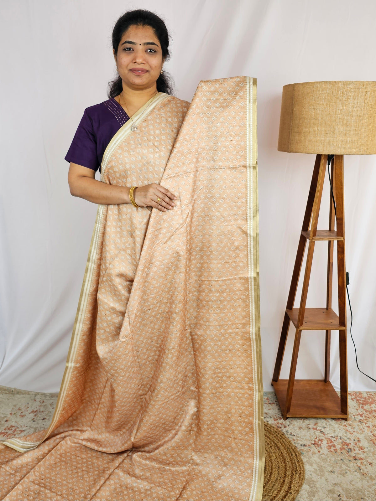 Premium Tussar Sarees - Brown