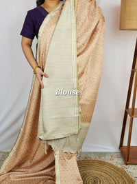 Premium Tussar Sarees - Brown