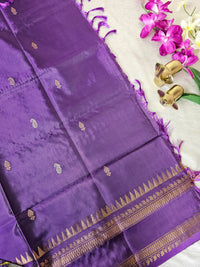 Pink with Purple Chinnalampattu Saree with Blouse