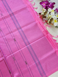 Chinnalampattu Saree - Blue with Pink