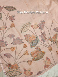 Linen Tissue Unstitched Salwar - Onion Pink