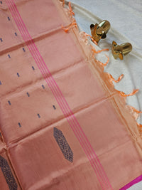 Chinnalampattu Saree - Pink with Cream