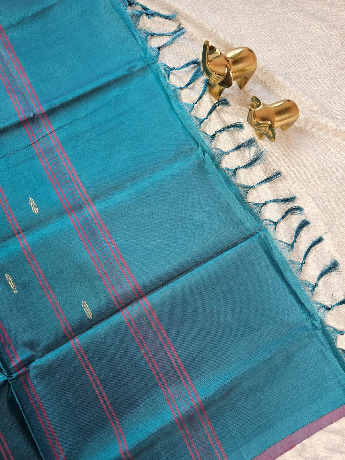 Chinnalampattu Saree - Pink with Peacock Green