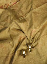 Soft Semi Tussar Kota Weaving  - Mehindi Green