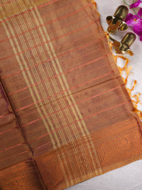 Chinnalampattu Border -Grey with Brown