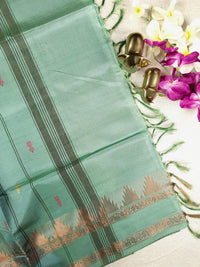 Chinnalampattu Border - Purple with Green