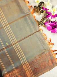 Chinnalampattu Border - Green   with Dual Shade off Green with Yellow