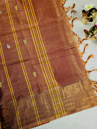 Chinnalampattu Border - Pink  with Brown