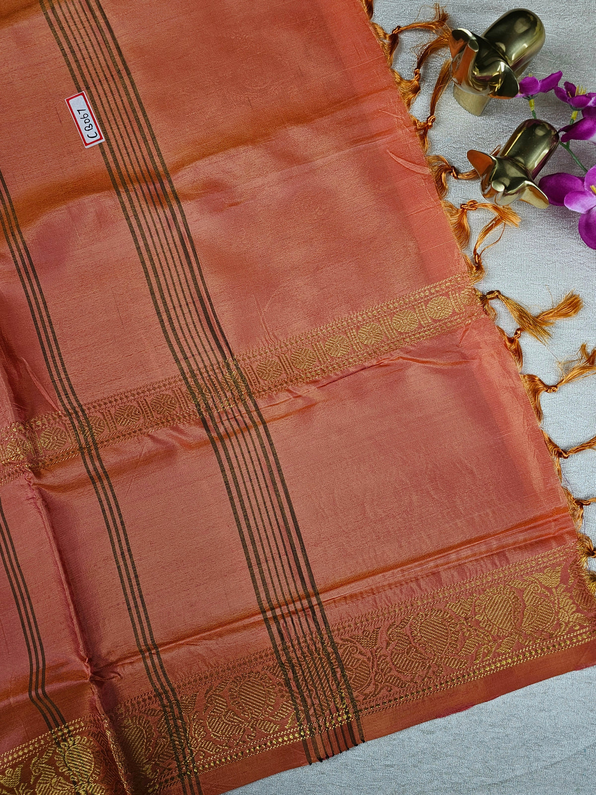 Chinnalampattu Border -Dark Brown with Brown