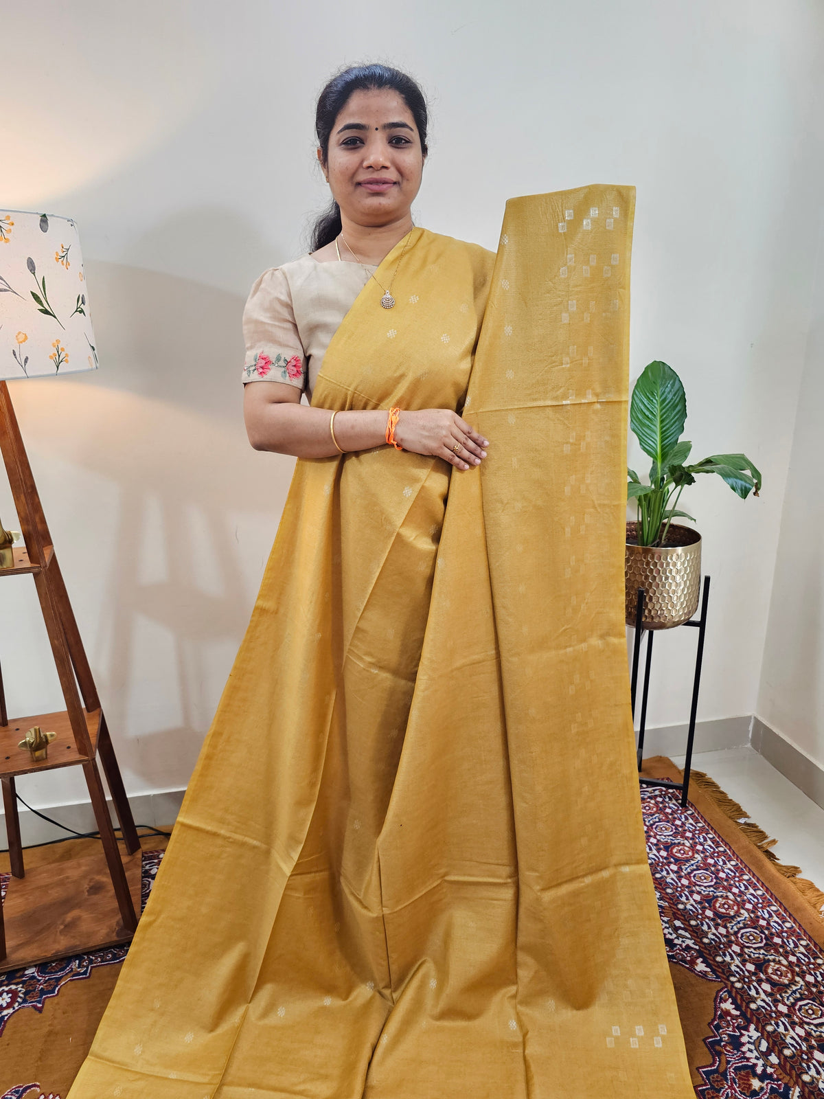 Bhagalpuri Fancy Sarees - Mustard Yellow