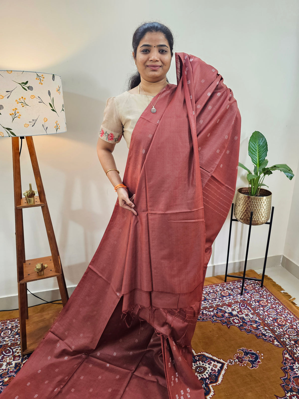 Bhagalpuri Fancy Sarees - Maroon