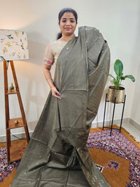 Bhagalpuri Fancy Sarees - Olive Green