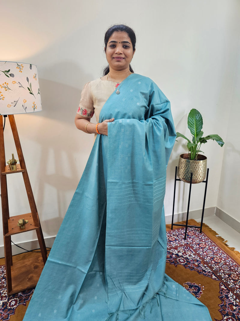 Bhagalpuri Fancy Sarees - Dusty teal