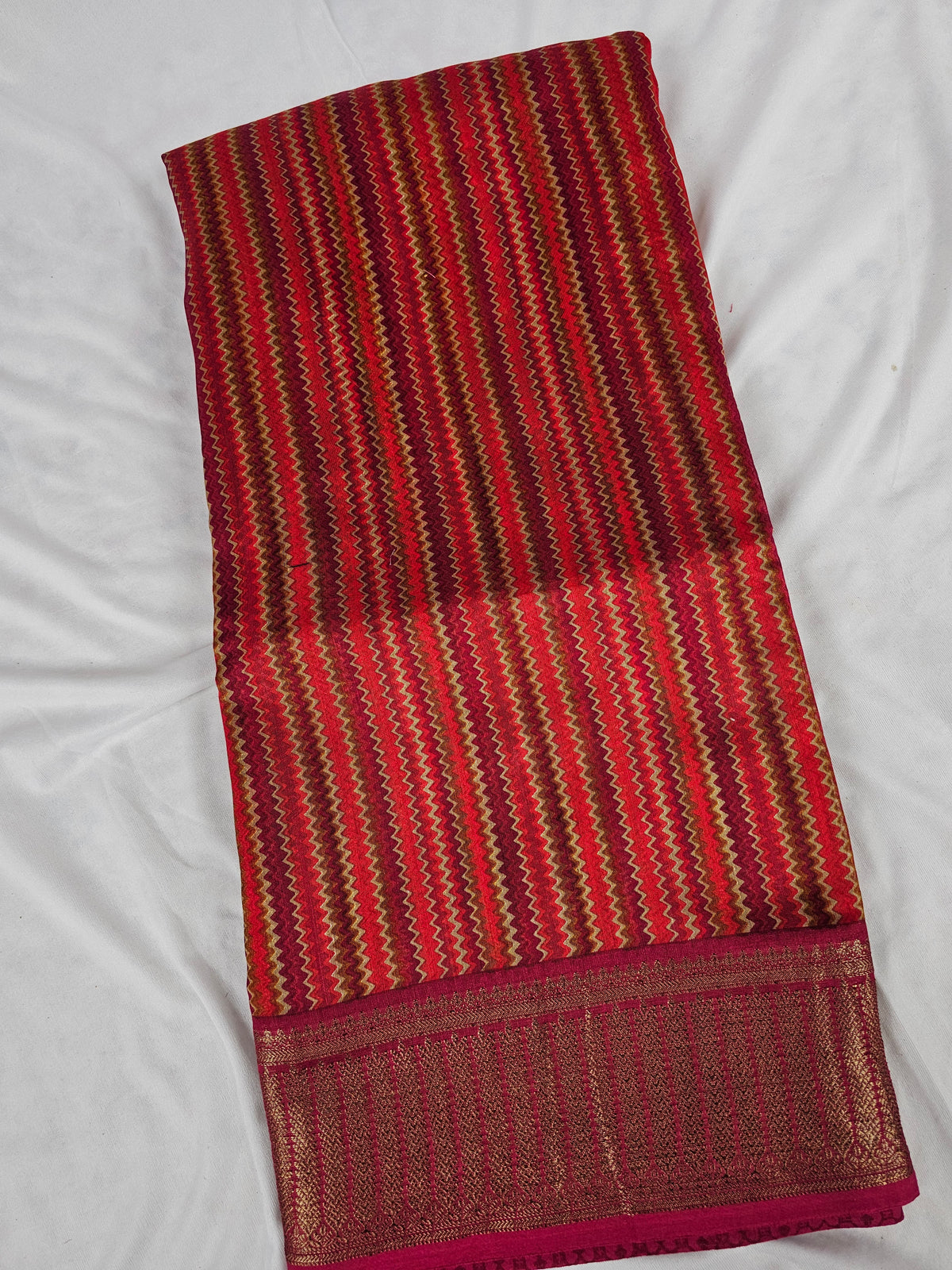 Pure Chanderi Butter Silk - Multi Shade
