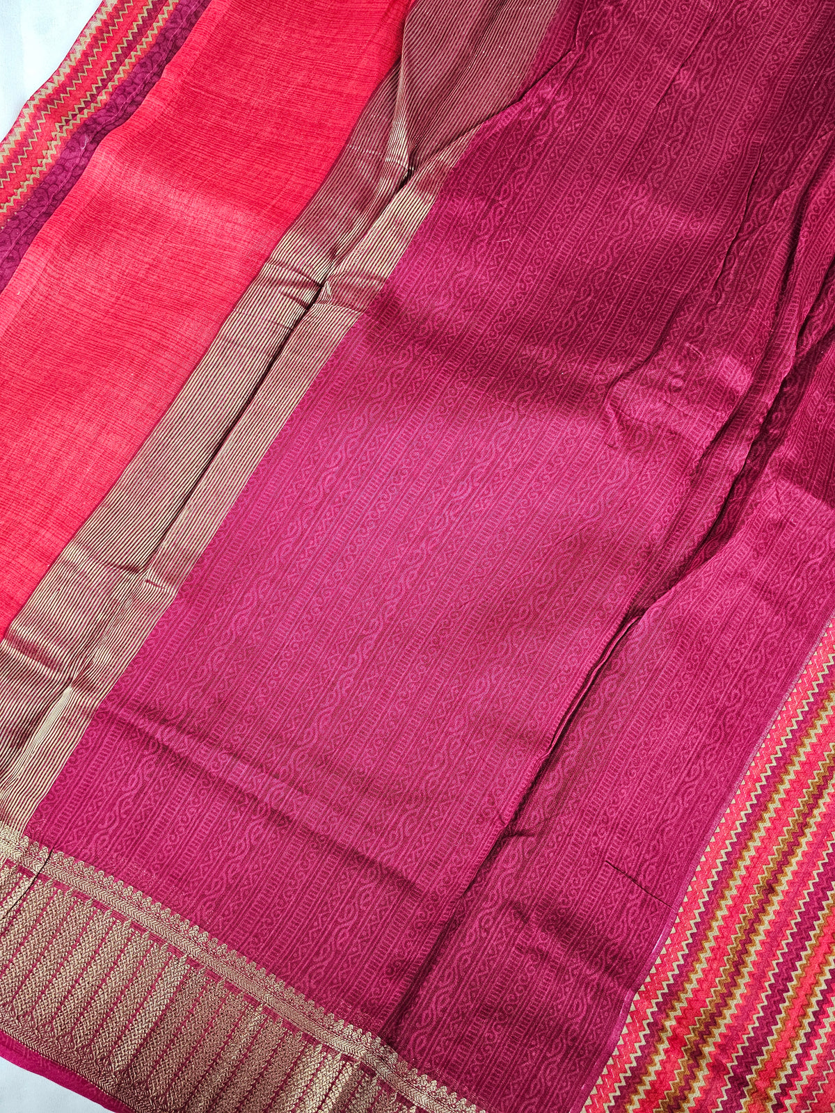 Pure Chanderi Butter Silk - Multi Shade
